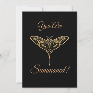 Donkere Elegantie-Zwart & Goud Kaart