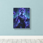 Donkere Elementaal Canvas Afdruk (Insitu (Houten vloer))