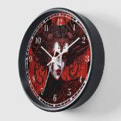 Donkere Elf Demon Red Black Fantasy Art (Hoek)