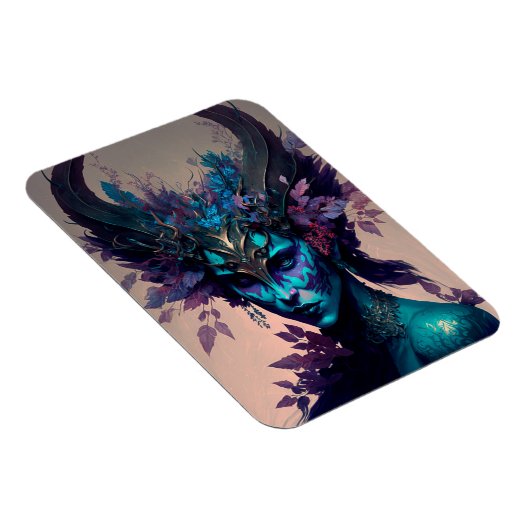 Donkere Elf Fantasy Art Magneet (Rechterzijde)