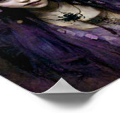 Donkere Elf Gothic Gothic Fantasy Art Poster (Hoek)