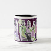 Donkere Elven Lantern-Mok Tweekleurige Koffiemok (Center)