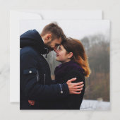 Donkere Emerald Green Text antiek  Foto Save The Date (Achterkant)