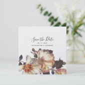 Donkere Emerald Green Text antiek  Foto Save The Date (Staand voorkant)