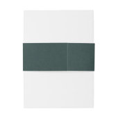 Donkere Emerald Groene Gouden Textuur ID988 Uitnodigingen Wikkel (Achterkant Voorbeeld)