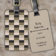 Donkere en beige tinten kleurblokken