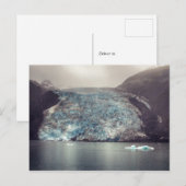 Donkere en dramatische Alaska Glacier | BRIEFKAART (Voorkant / Achterkant)