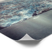 Donkere en dramatische Alaska Glacier | POSTER (Hoek)