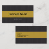Donkere en gele professionele Visitekaartje (Voorkant / Achterkant)