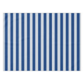 Donkere en lichte blauwe strepen tafelkleed (Voorkant (Horizontaal))