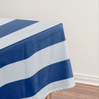 Donkere en lichte blauwe strepen tafelkleed