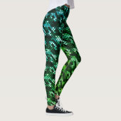 Donkere en lichte groene zeemeerminnen leggings (Rechts)