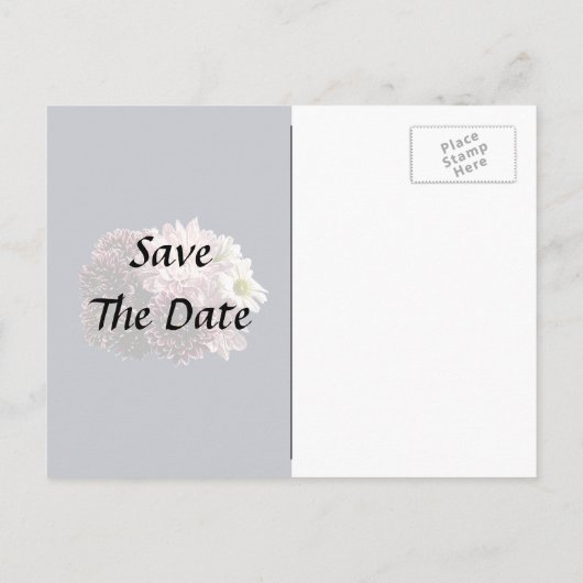 Donkere en lichte moeders en madeliefjes aankondigingskaart (Achterkant)