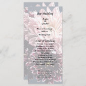 Donkere en lichte moeders en madeliefjes programmakaart (Voorkant / Achterkant)