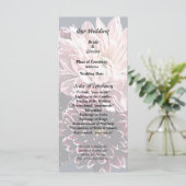 Donkere en lichte moeders en madeliefjes programmakaart (Staand voorkant)