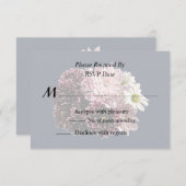 Donkere en lichte moeders en madeliefjes RSVP kaartje (Voorkant / Achterkant)