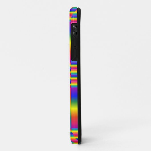 Donkere en Lichte Regenbogen (Checkers en Stripes) Case-Mate iPhone Case (Achterkant/links)