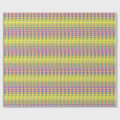 Donkere en lichte regenbogen (Diamond Checkered) Cadeaupapier (Vlak)
