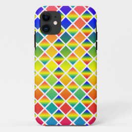 Donkere en lichte regenbogen (Diamond Checkered) Case-Mate iPhone Case