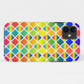 Donkere en lichte regenbogen (Diamond Checkered) Case-Mate iPhone Case (Achterkant (horizontaal))