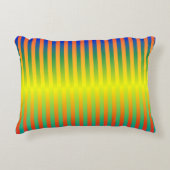 Donkere en Lichte Regenbogen (Stripes) Accent Kussen (Voorkant)