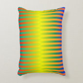 Donkere en Lichte Regenbogen (Stripes) Accent Kussen (Voorkant(Verticaal))