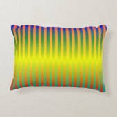 Donkere en Lichte Regenbogen (Stripes) Accent Kussen (Achterkant)