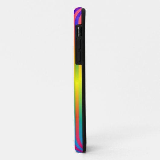 Donkere en Lichte Regenbogen (Stripes) Case-Mate iPhone Case (Achterkant/links)