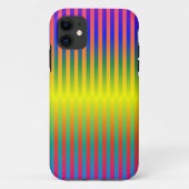 Donkere en Lichte Regenbogen (Stripes) Case-Mate iPhone Case (Achterkant)