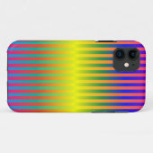 Donkere en Lichte Regenbogen (Stripes) Case-Mate iPhone Case (Achterkant (horizontaal))