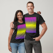 Donkere en Lichte Regenbogen (Stripes) T-shirt (Unisex)