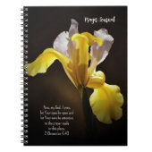 Donkere en lichte ventilatorprentenjournaal notitieboek (Voorkant)