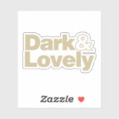 Donkere en liefdevolle klassieke sticker (Vel)