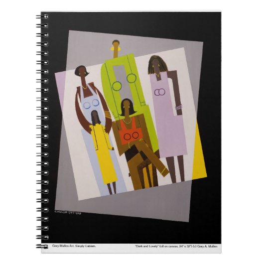 "Donkere en liefdevolle" laptop Notitieboek (Voorkant)