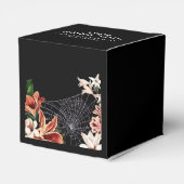 Donkere en Moody  Gothic bruiloft Bedankdoosjes (Achterkant)