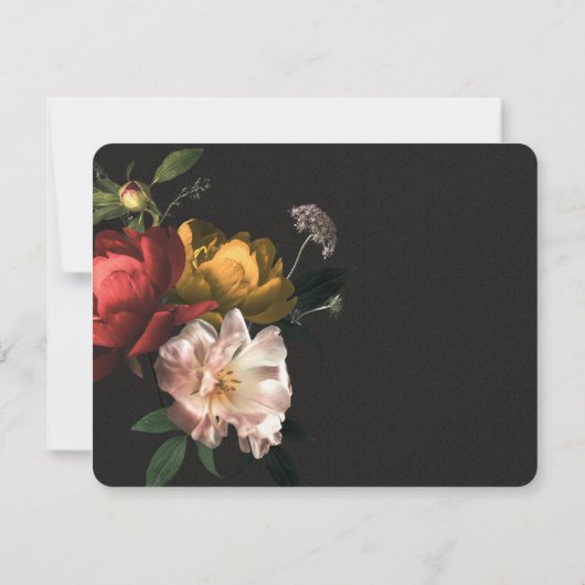 Donkere en Moody Rembrandt Geïnspireerde kleurenpa Kaart