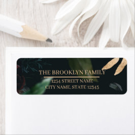 Donkere en Moody Return Address Label Stickers