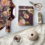 Donkere en Mooie Bruiloft Inpakpapier<br><div class="desc">Donkere en Mooie Bruidsuitnodiging Inpakpapier</div>