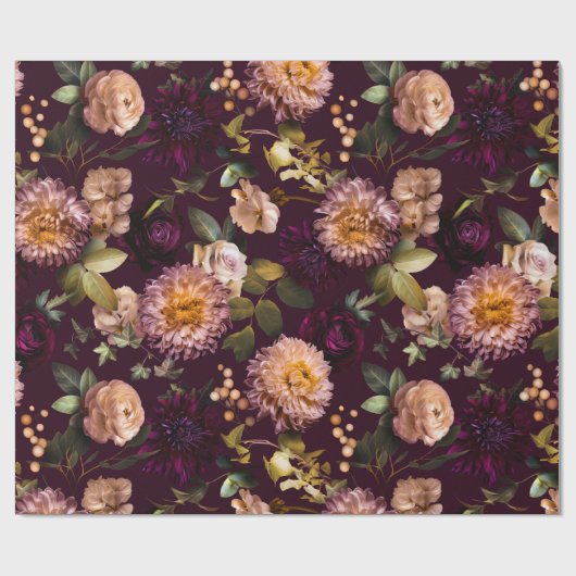 Donkere en sombere bruidsfeest inpakpapier (Vlak)