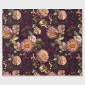 Donkere en sombere bruidsfeest verpakkings papier (Vlak)