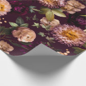 Donkere en sombere bruidsfeest verpakkings papier (Hoek)