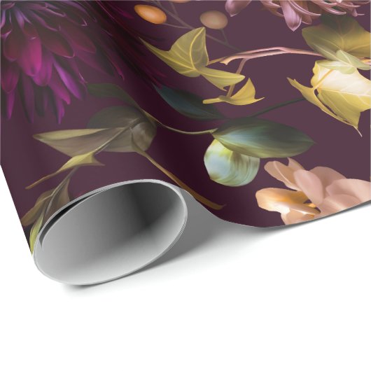 Donkere en sombere bruidsfeest verpakkings papier (Rol Hoek)