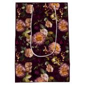 Donkere en sombere bruiloftsshower inpakpapier medium cadeauzakje (Achterkant)