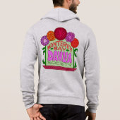 donkere en sombere zip hoodie (Achterkant)