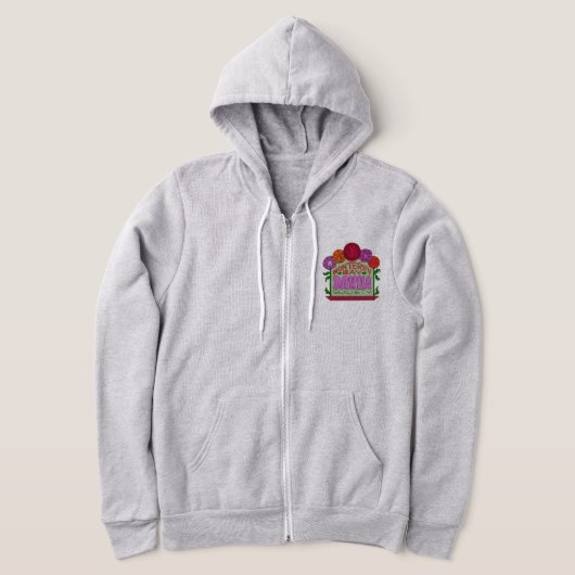 donkere en sombere zip hoodie (Laagn)