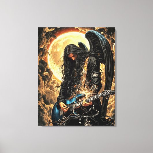 Donkere Engel Canvas Afdruk (Voorkant)