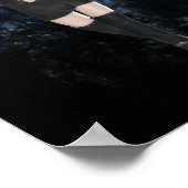 Donkere engel en donkerbruine nachtvaste Poster/af Poster (Hoek)