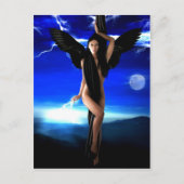 Donkere engel, goddess godin, shaman, shakti briefkaart (Voorkant)