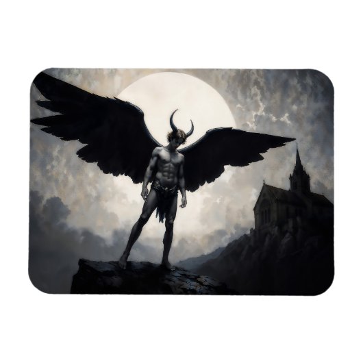 Donkere Engel Lucifer Magneet (Horizontaal)