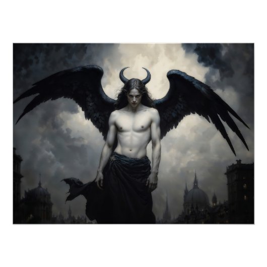 Donkere Engel Lucifer Perfect Poster (Voorkant)